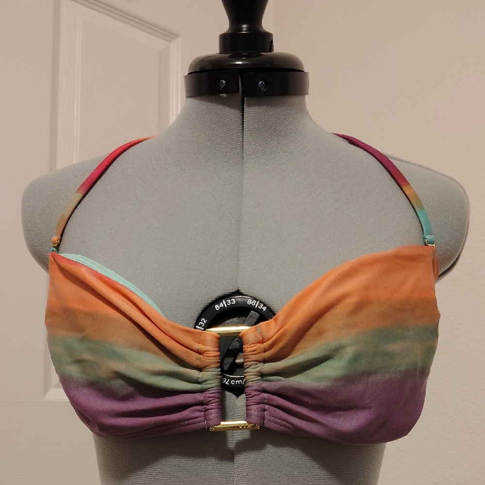 Large Multi Color Bikini Top